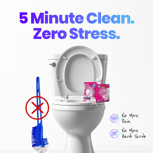 Toilet Foam Cleaner – Combo Pack (Strawberry + Blueberry)
