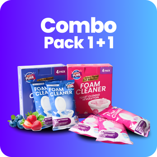 Toilet Foam Cleaner – Combo Pack (Strawberry + Blueberry)